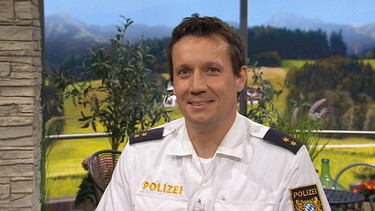 Sicherheitsexperte Andreas Franken von der Polizei München  | Bild: BR