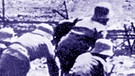 Sturmangriff österreichischer Truppen an der Isonzofront (Ostabschnitt der italienisch-österreichischen Front) im Ersten Weltkrieg | Bild: picture-alliance/dpa; Montage: BR