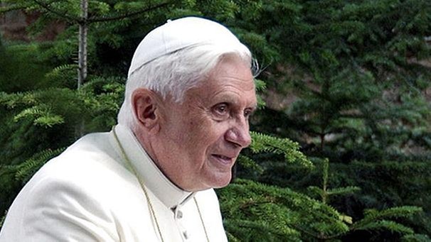 Papst Benedikt sitzt im Garten | Bild: picture-alliance/dpa