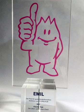 Auszeichnung mit dem "Emil" für Checker Tobi - "Der Leben- und Sterben-Check" | Bild: BR