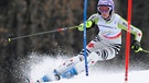 Maria Höfl-Riesch bei einem Skirennen | Bild: picture-alliance/dpa