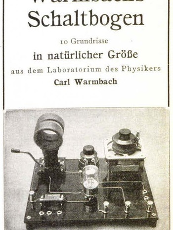 Warmbachs Schaltbogen - Anzeige aus der Bayerischen Radio-Zeitung vom 25.01.1925-01.02.1925 | Bild: Bayerische Radio-Zeitung