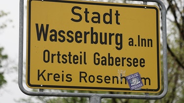 Ortschild Wasserburg | Bild: BR